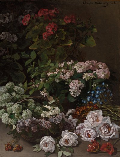 Wiosenne kwiaty autorstwa Claude Monet