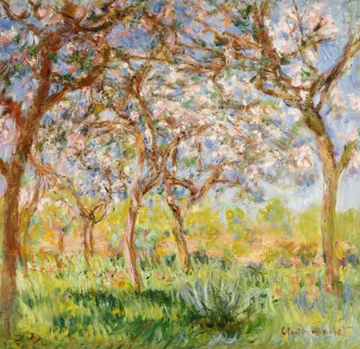 Wiosna w Giverny autorstwa Claude Monet