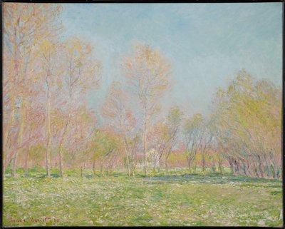 Wiosna w Giverny autorstwa Claude Monet