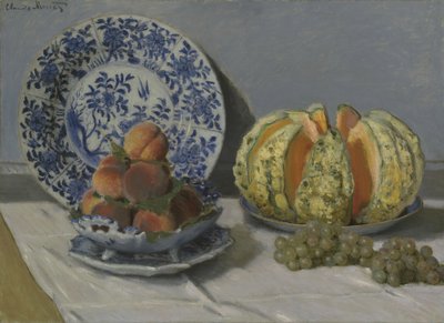 Martwa natura z Melonem autorstwa Claude Monet