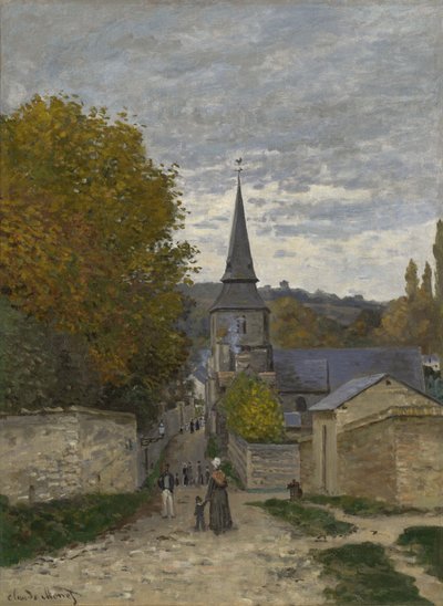 Ulica w Sainte-Adresse, 1867 autorstwa Claude Monet