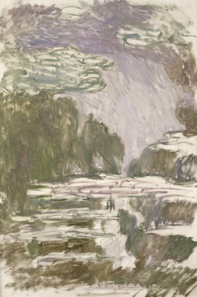Studium dla lilii wodnych, 1907 autorstwa Claude Monet