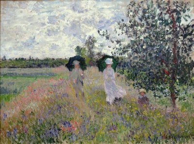 Spacer w pobliżu Argenteuil autorstwa Claude Monet