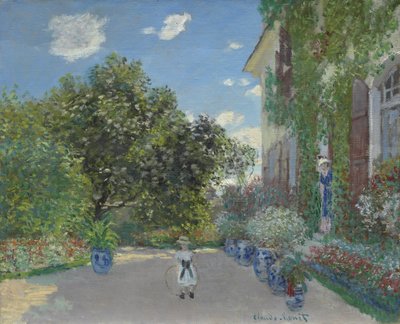 Dom Artysty w Argenteuil, 1873 autorstwa Claude Monet