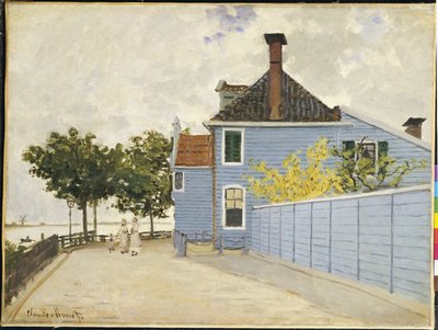 Niebieski Dom, Zaandam autorstwa Claude Monet