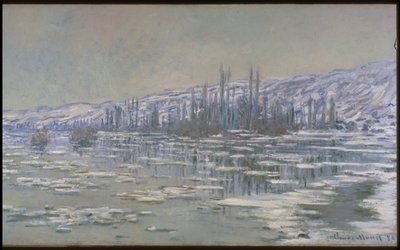 Rozpad lodu (La Débâcle lub Les Glaçons) autorstwa Claude Monet