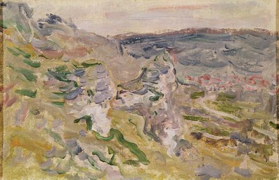 Wzgórza Chantemerle w pobliżu Vétheuil, 1881 r. autorstwa Claude Monet