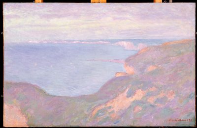 Klify w pobliżu Dieppe, 1897 autorstwa Claude Monet