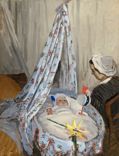 Kołyska - Camille z synem artysty Jean autorstwa Claude Monet