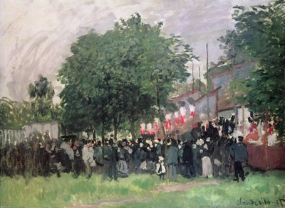 Czternastego lipca autorstwa Claude Monet