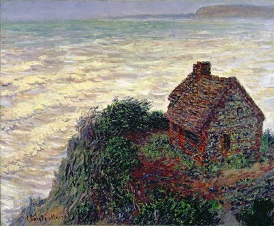 Dom celnika, Varengeville, 1882 r. autorstwa Claude Monet