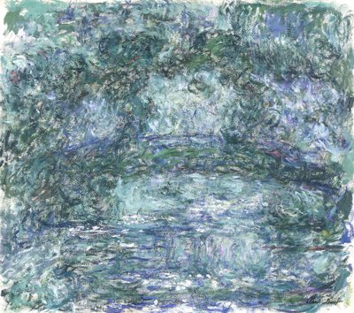 Most Japoński; Most Japoński, ok. 1918-1924 autorstwa Claude Monet