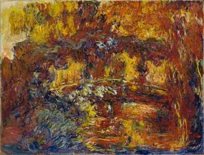 Japońska kładka, ok. 1920 (olej na płótnie) autorstwa Claude Monet