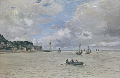 Latarnia morska w Hospicjum (Honfleur), 1864 autorstwa Claude Monet