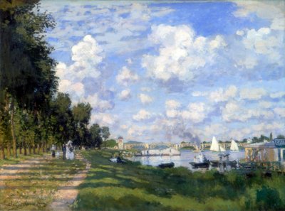 Marina w Argenteuil, 1872 autorstwa Claude Monet