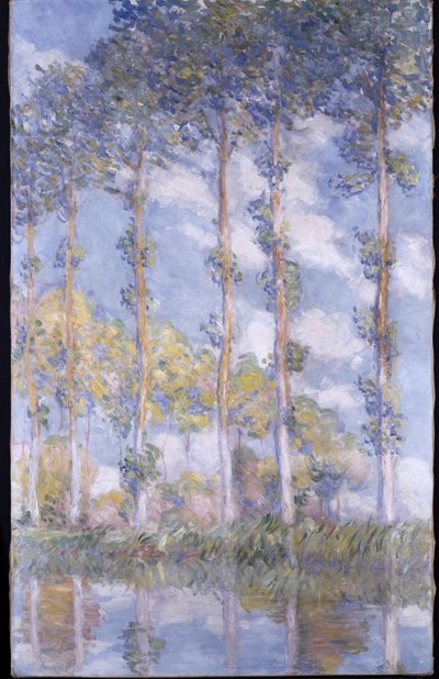 Topole autorstwa Claude Monet