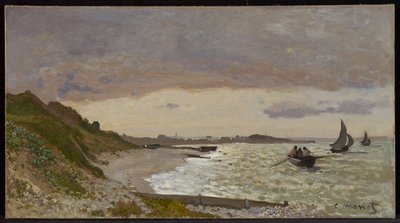 Wybrzeże w Sainte-Adresse autorstwa Claude Monet
