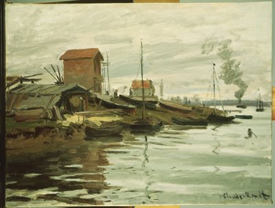 Sekwana w Petit-Gennevilliers, 1872 autorstwa Claude Monet