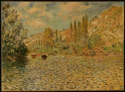 Sekwana w Vetheuil autorstwa Claude Monet