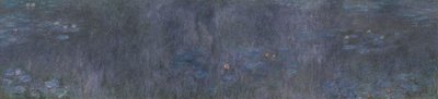 Lilie wodne - odbicia drzew, 1914-1926 autorstwa Claude Monet