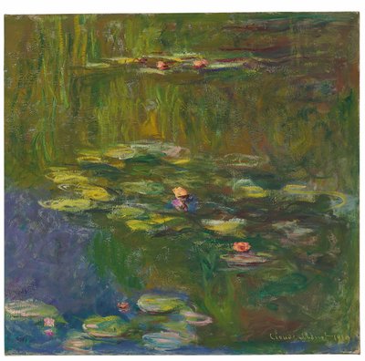 Staw lilii wodnych, 1919 autorstwa Claude Monet
