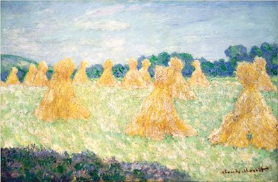 Młode damy Giverny, efekt słońca, 1894 autorstwa Claude Monet
