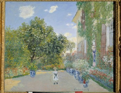 Dom artysty w Argenteuil w 1872 roku (olej na płótnie) autorstwa Claude Monet