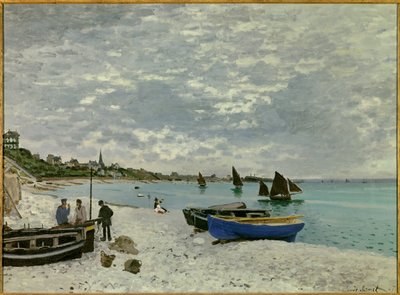 Plaża Sainte Adresse autorstwa Claude Monet