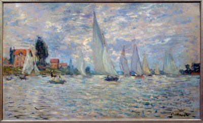 Łodzie. Regates Obraz Argenteuil Claude