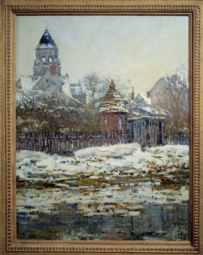 Kościół Vetheuil. Obraz Claude