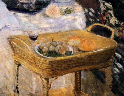 Obiad, panel dekoracyjny przedstawiający ogród Moneta w Argenteuil 9detal) autorstwa Claude Monet