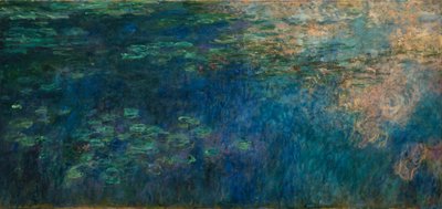 Nimfy (olej na płótnie) autorstwa Claude Monet