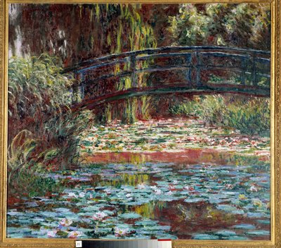Staw z liliami wodnymi w Giverny autorstwa Claude Monet