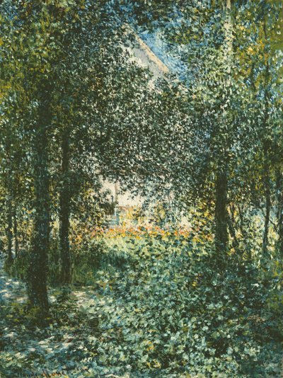Gąszcz: Dom Argenteuil, 1876 autorstwa Claude Monet