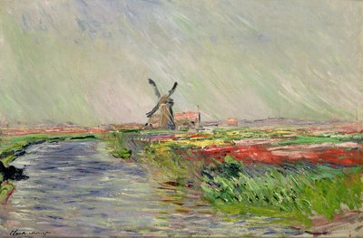 Pole tulipanów w Holandii autorstwa Claude Monet