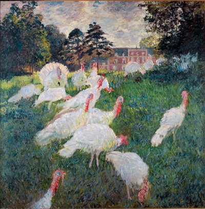 Indyki autorstwa Claude Monet