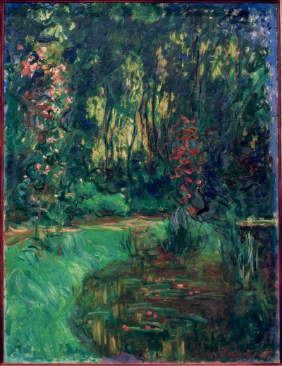 Róg stawu Giverny autorstwa Claude Monet