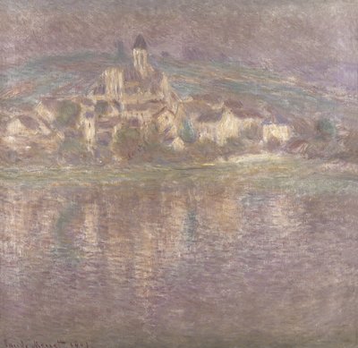Vetheuil, zachód słońca, 1901 autorstwa Claude Monet