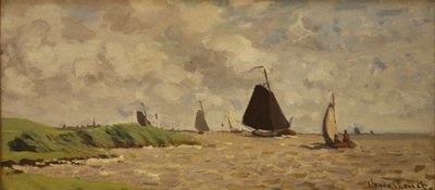 Widok z Voorzan, ok. 1871 r. autorstwa Claude Monet