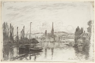 Widok Rouen autorstwa Claude Monet