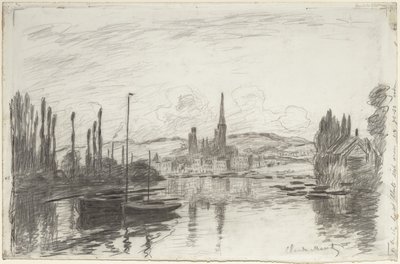 Widok Rouen, 1883 autorstwa Claude Monet