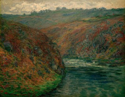 Widok Creuse, ciemna pogoda autorstwa Claude Monet