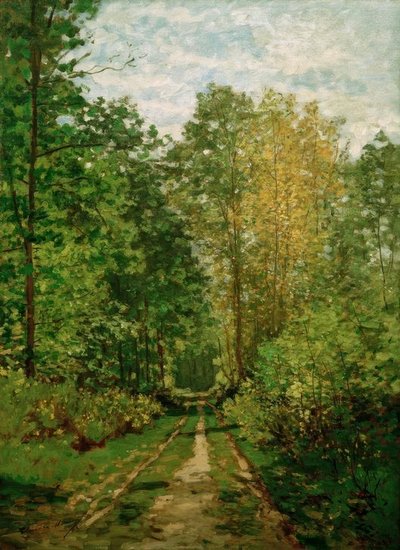 Leśna ścieżka autorstwa Claude Monet