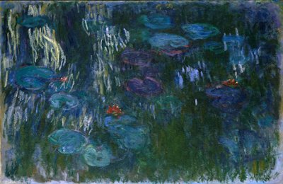 Lilie wodne, 1916-19 autorstwa Claude Monet