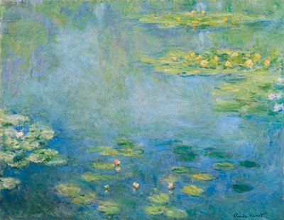 Lilie wodne, ok. 1906 autorstwa Claude Monet