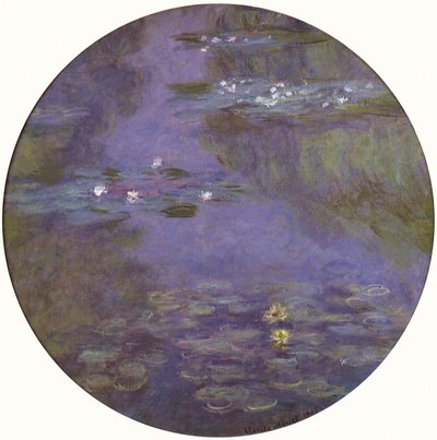 Okrągła lilia wodna autorstwa Claude Monet
