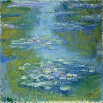 Lilie wodne, 1907 autorstwa Claude Monet