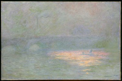 Most Waterloo autorstwa Claude Monet