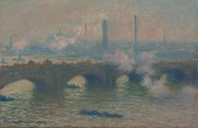 Most Waterloo, Szary Dzień, 1903. autorstwa Claude Monet