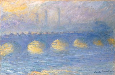 Most Waterloo, zachmurzenie, 1904 autorstwa Claude Monet